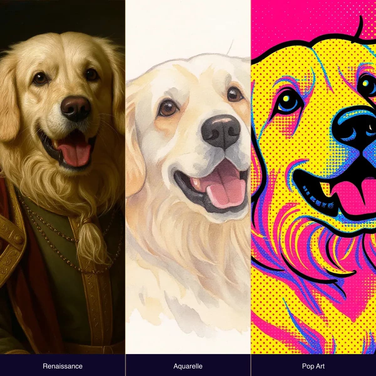 Pack 3 styles — votre compagnon en triple