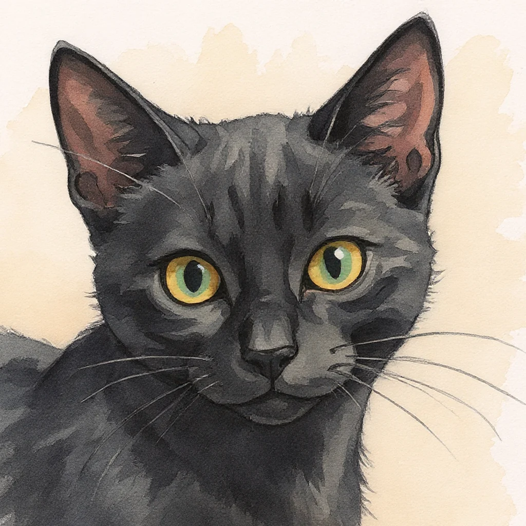 Exemple de portrait Aquarelle
